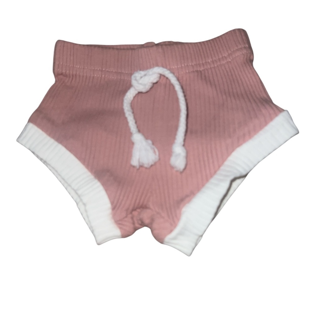 Charming Pink and White Diaper Cover